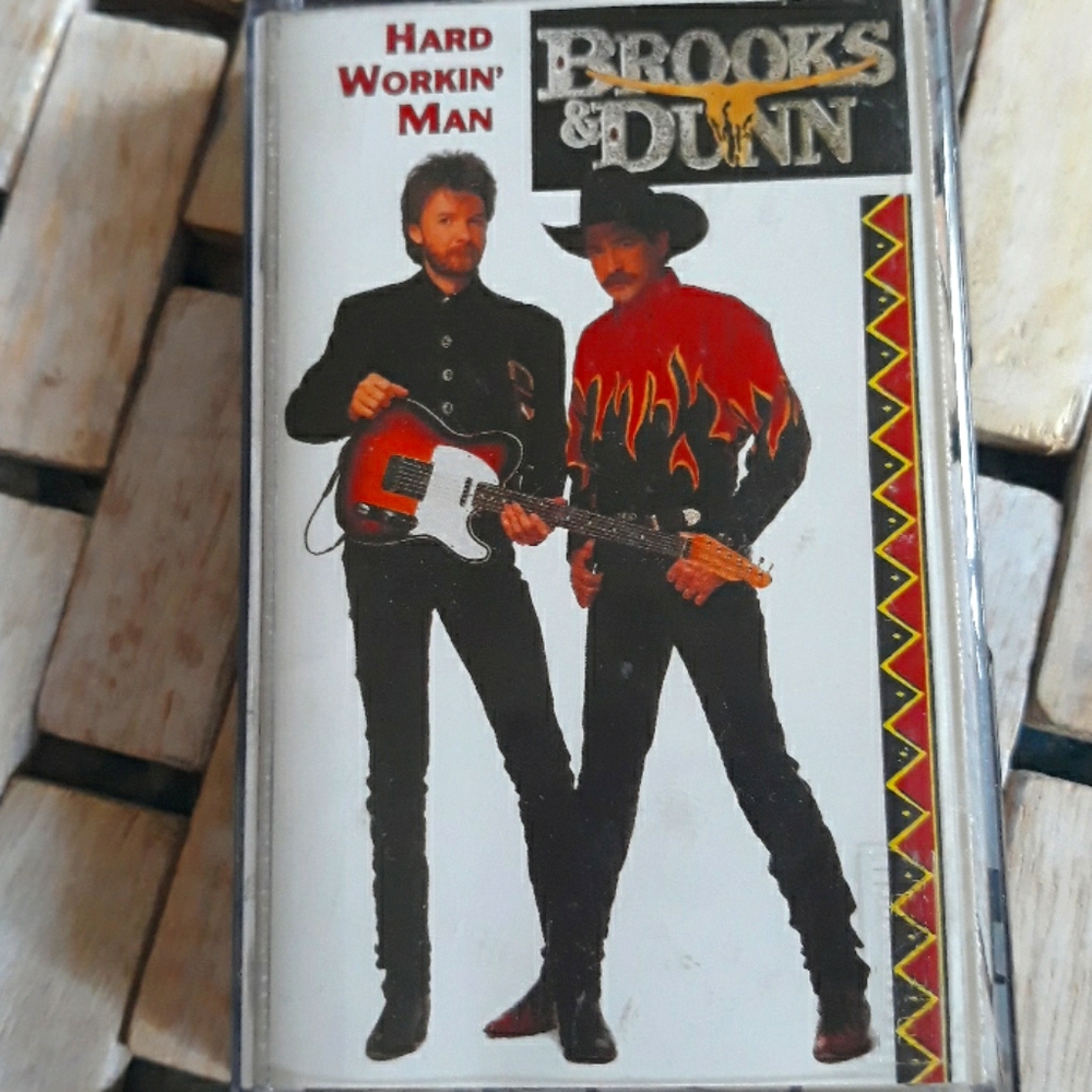 Brooks & Dunn hard-working man cassette